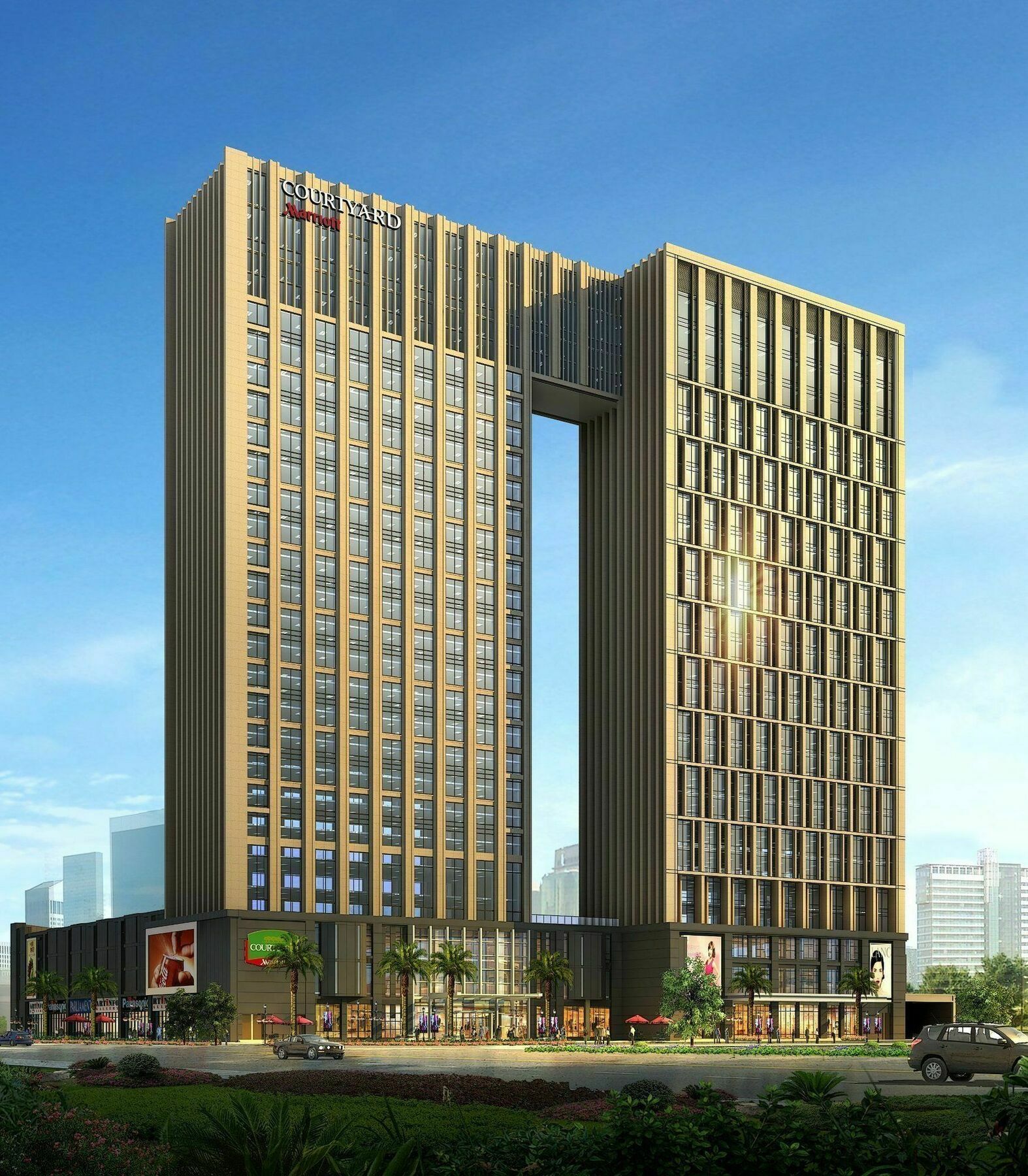 Hotel Courtyard By Marriott Shunde Longjiang, Near Furniture Fair Zewnętrze zdjęcie